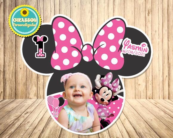 Lembrancinha de Imã Orelhinha da Minnie Rosa