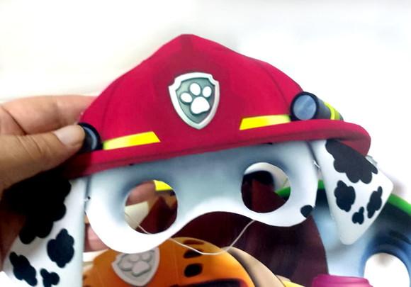 Máscaras da Patrulha Canina