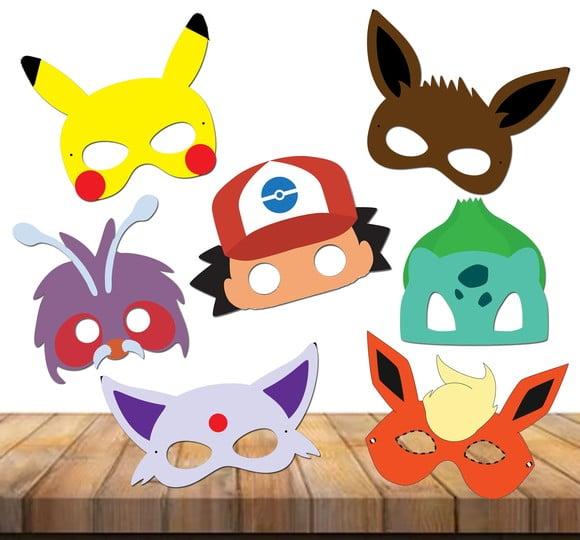 Máscaras Pokemon