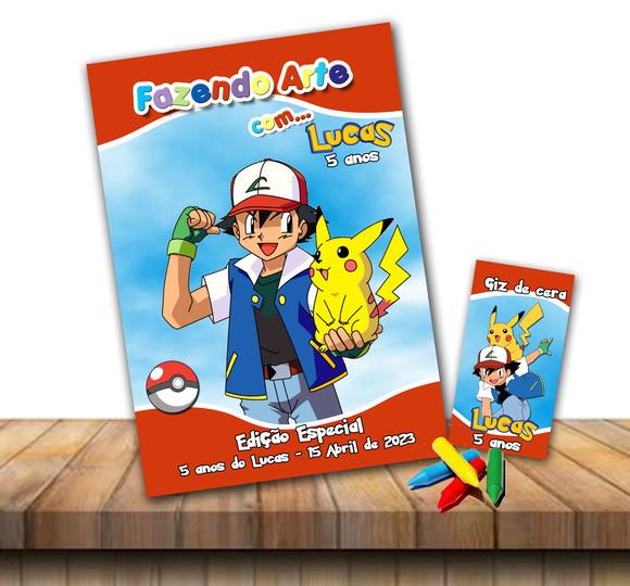Revista para Colorir Pokémon