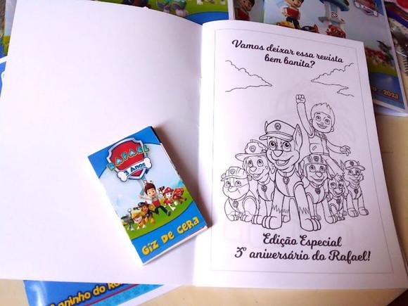 Revista para Colorir Patrulha Canina