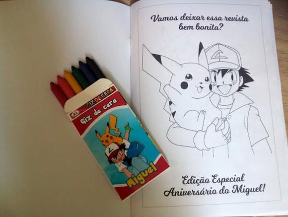 Revista para Colorir Pokémon