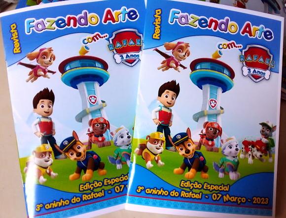 Revista para Colorir Patrulha Canina