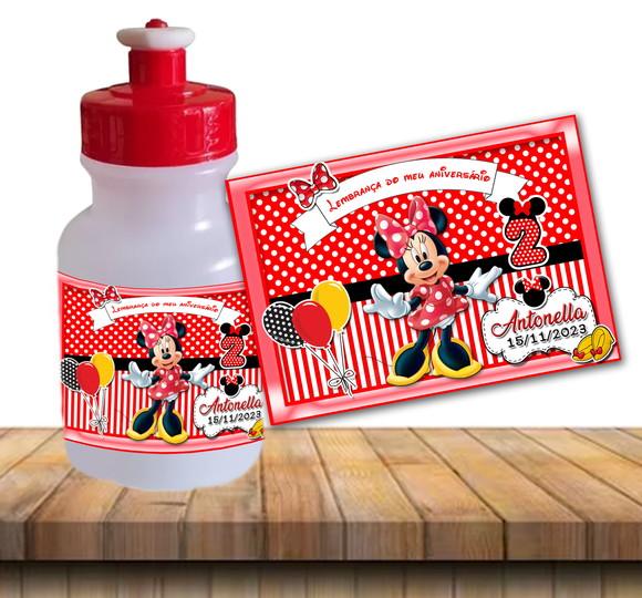 Squeeze Personalizada Minnie Vermelha