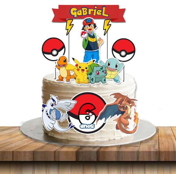 Topo de Bolo Pokémon