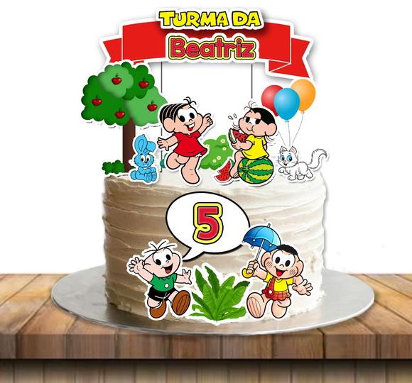 Topo de Bolo Turma da Mônica