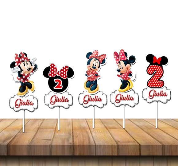 Topper para Doces da Minnie