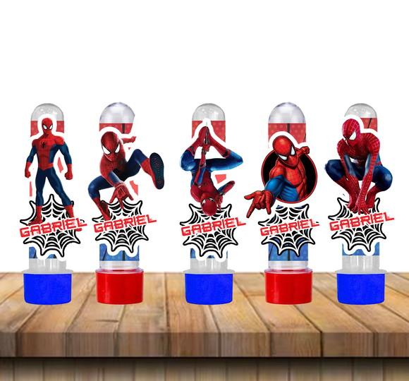 Tubete com Aplique Homem Aranha