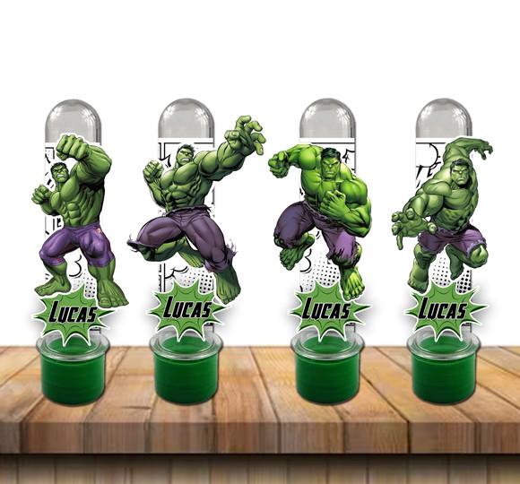 Tubete com Aplique Hulk