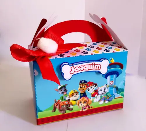 20 Caixas Personalizadas Patrulha Canina