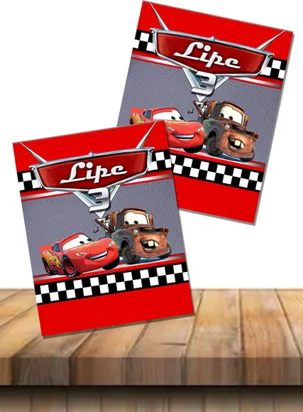 Adesivo de Tubete Carros