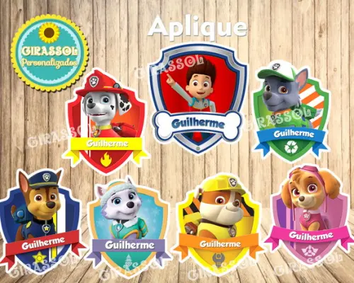 Aplique Patrulha Canina