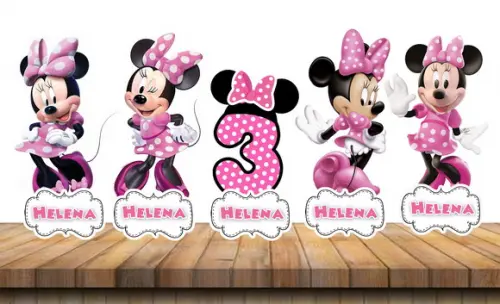 Apliques Minnie Rosa
