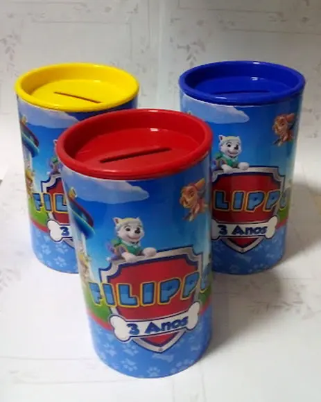Cofrinho Personalizado Patrulha Canina