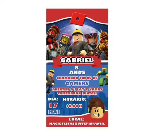 Convite Digital Roblox