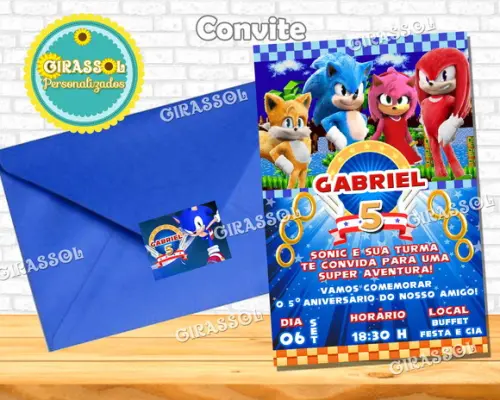 Convite Sonic