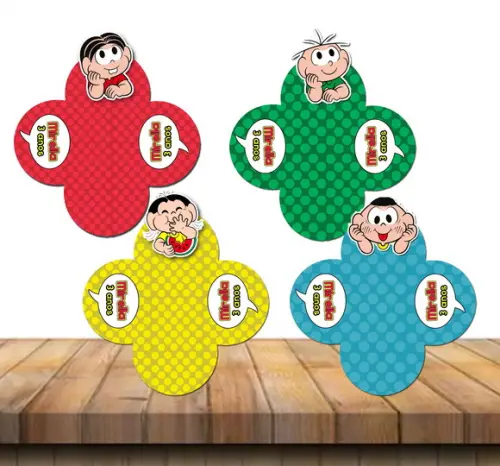 Forminha Personalizada Turma da Mônica