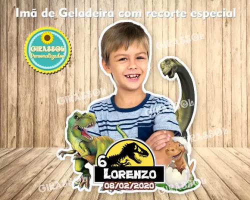 Imã com Recorte Especial Dinossauro