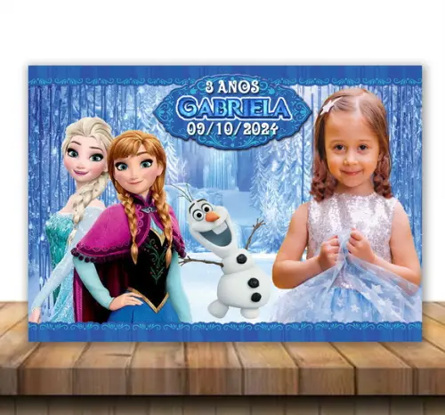 Imã de Geladeira Frozen 10x7 cm