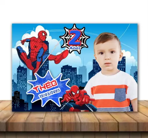 Imã de Geladeira Homem Aranha 10x7cm