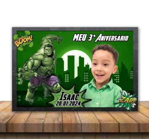 Imã de Geladeira Hulk 10x7 cm