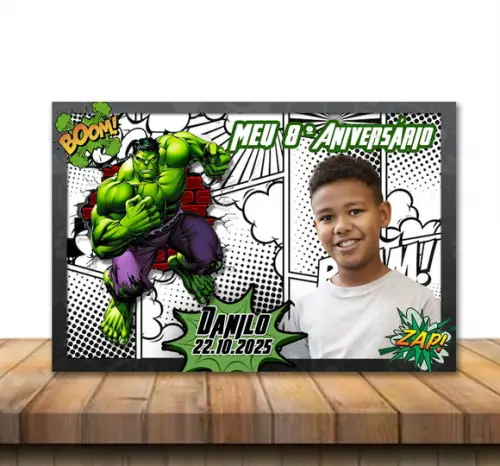 Imã de Geladeira Hulk 10x7 cm