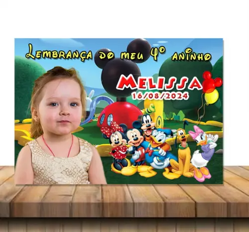 Imã de Geladeira Turma do Mickey 10x7cm