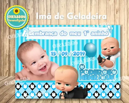 Imã Poderoso Chefinho 10x7cm