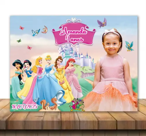 Imã Princesas Disney 10x7 cm