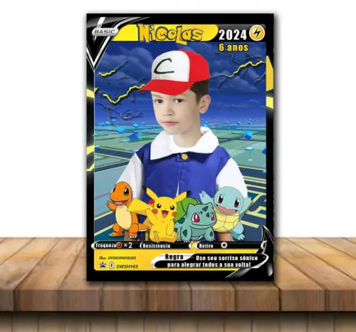 Lembrança Personalizada Imã de Geladeira do Pokemon