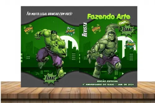 Revista de Colorir Hulk