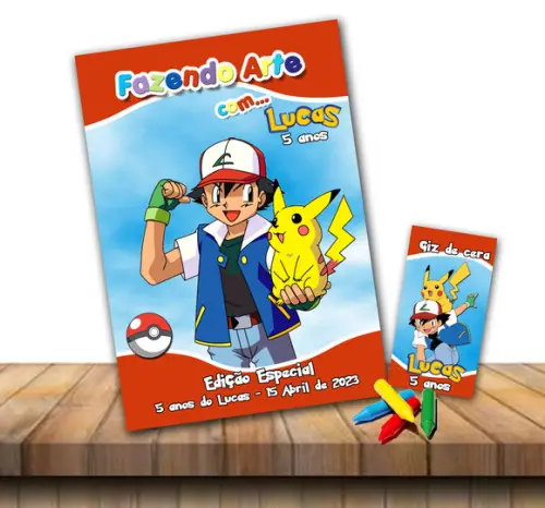 Revista para Colorir Pokémon