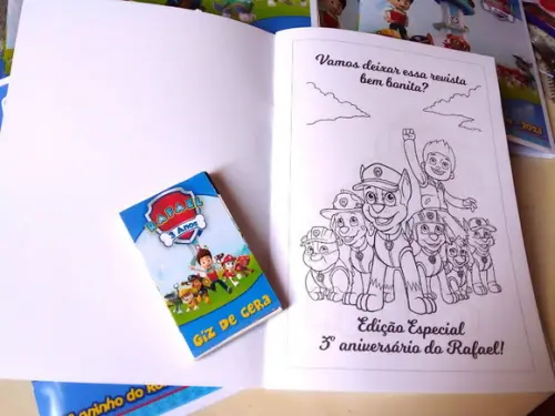 Revista para Colorir Patrulha Canina