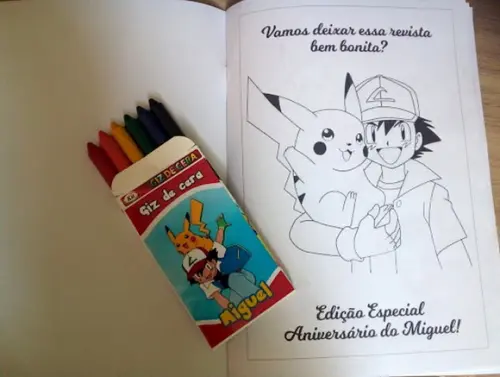 Revista para Colorir Pokémon