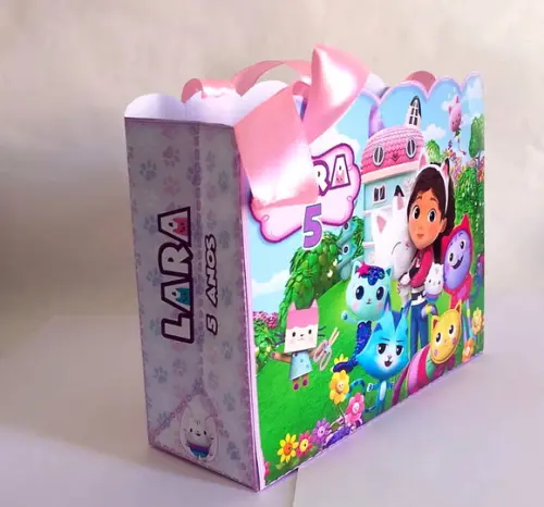 Sacolinha Personalizada Casa Mágica da Gabby