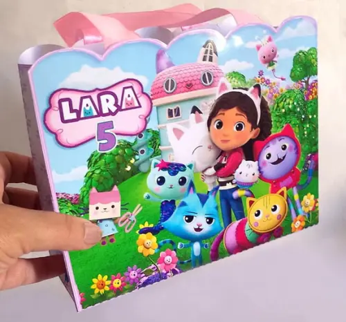 Sacolinha Personalizada Casa Mágica da Gabby