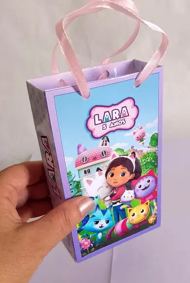 Sacolinha Personalizada Casa Mágica da Gabby