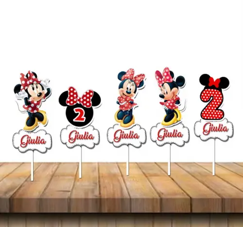 Topper para Doces da Minnie