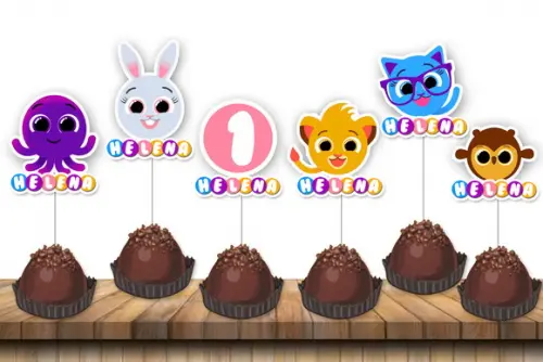 Topper para Doce Bolofofos