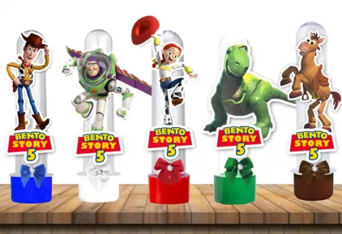 Tubete com Aplique Toy Story