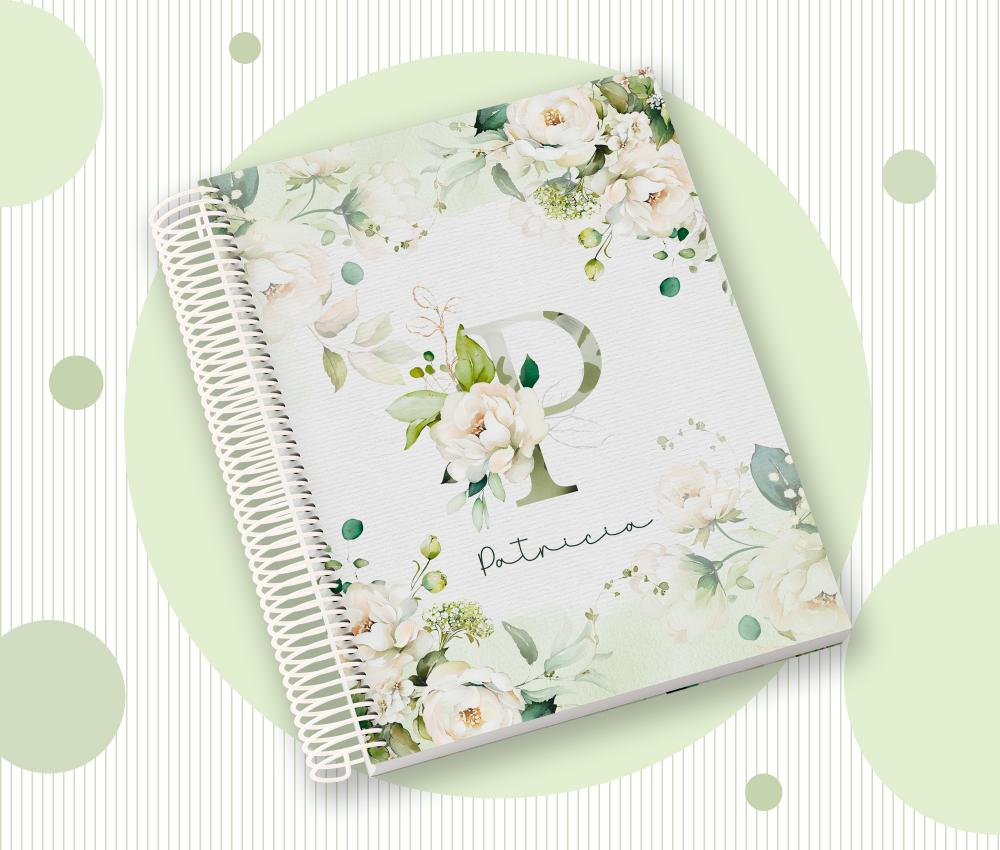 Caderno Personalizado com Inicial e Nome