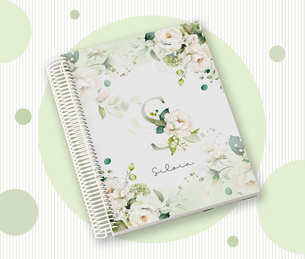 Caderno Personalizado com Inicial e Nome