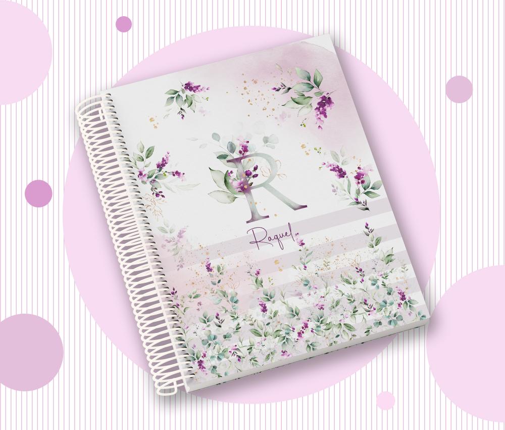 Caderno Personalizado com Inicial e Nome