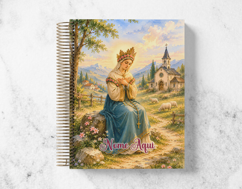 Caderno Católico Nossa Senhora de La Salette Personalizado