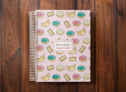 Caderno de receitas personalizado