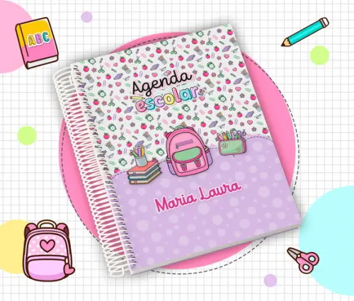 Agenda Escolar Infantil 2026 Personalizada