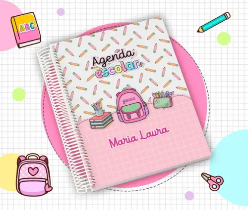 Agenda Escolar Infantil 2026 Personalizada