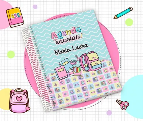 Agenda Escolar Infantil 2026 Personalizada