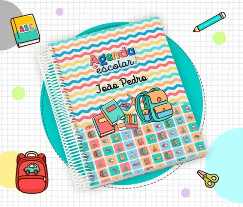 Agenda Escolar Infantil 2026 Personalizada