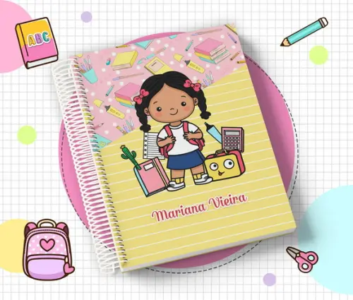 Agenda Escolar Infantil Personalizada 2026